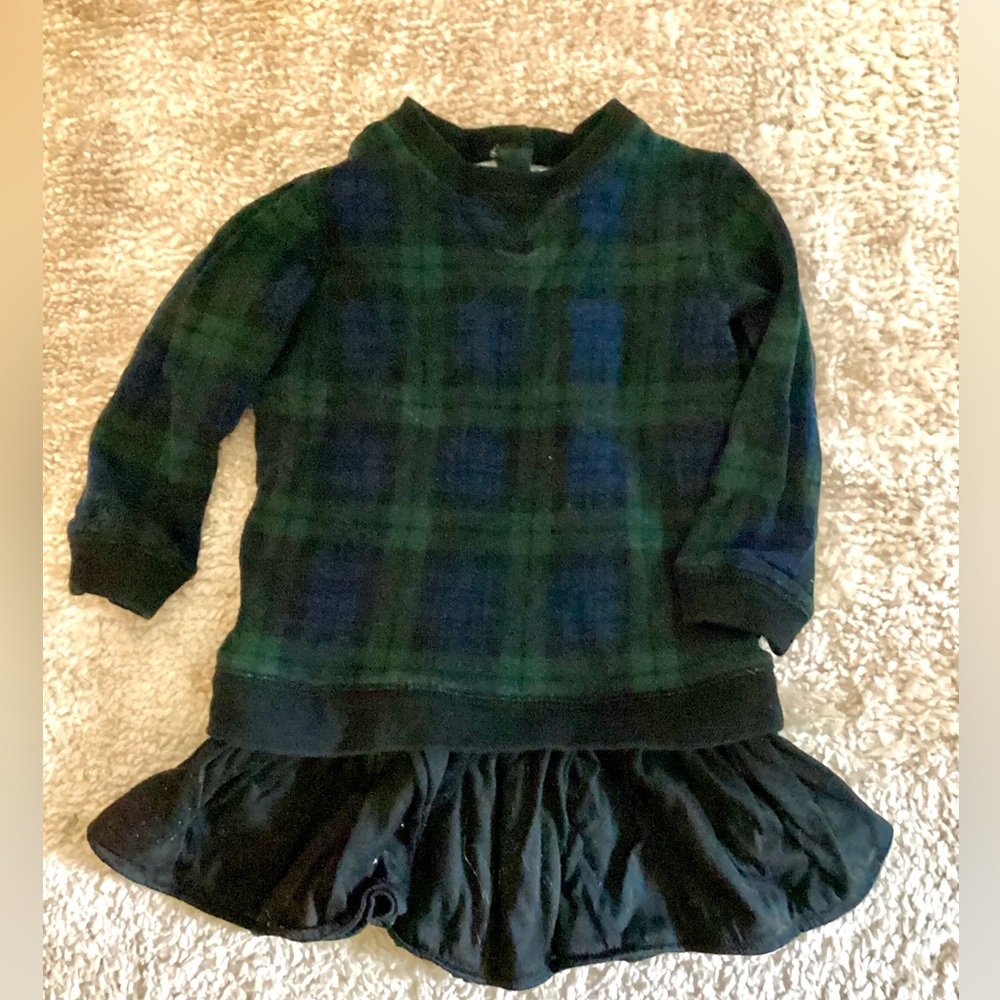 Ralph Lauren 24 months green plaid dress